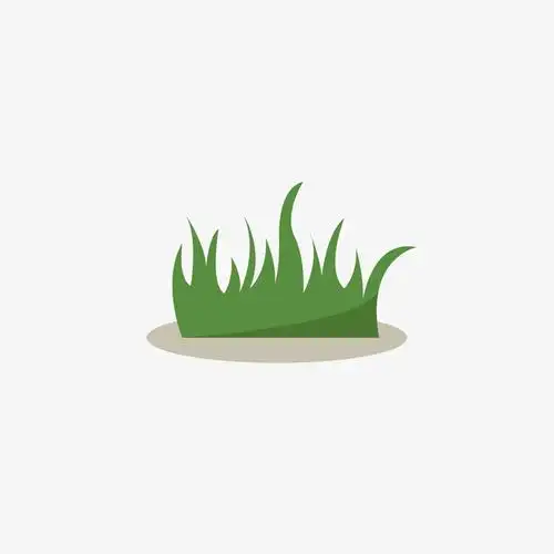 卡通可爱的小草免抠素材