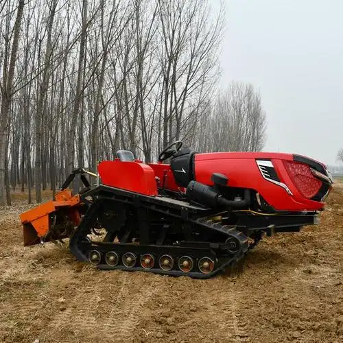 80马力的履带拖拉机效果真的不错,柴油动力足