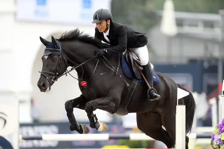 2016马术世界杯第三日英国美女骑手资格赛夺冠11
