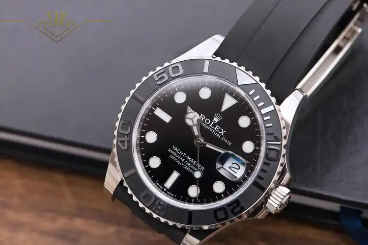 全新rolex 劳力士 游艇名仕型 18kt白金 黑色 自动机芯 226659bk