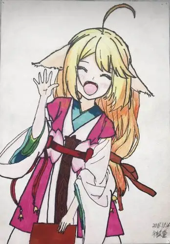 10月14日上午(周日)小学部学生卡通画作业欣赏