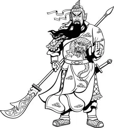 关羽简笔画关羽简笔画霸气