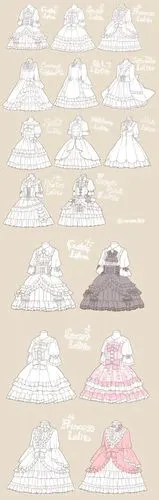 画师:なななのか 裙子画法