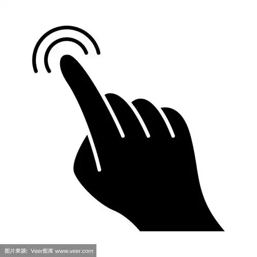 触摸屏手势符号图标