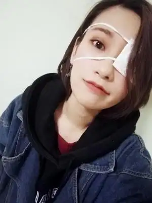 妙灵安 日本单眼罩眼睛受伤防感染发炎遮盖光透气手术后眼病cosplay
