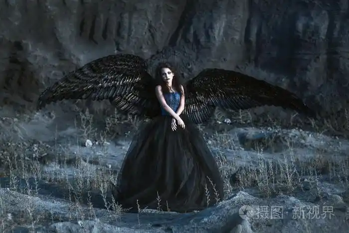 黑色翅膀的天使