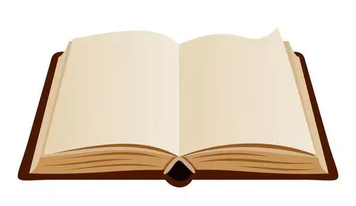 打开的书.矢量插画照片