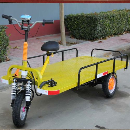 厂家小型电动货物手推车 电动三轮平板车支持定制不同尺寸