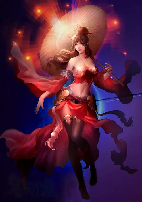 d71期原画班角色专业首张作品【女神季】 |插画|游戏原画|z07135019