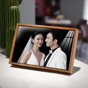 大韩水晶摆台照片定制婚纱照全家福宝宝冲印放大挂墙相框冲洗相片