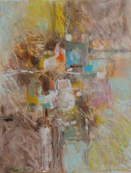 抽象派水彩画抽象派水彩画作品欣赏