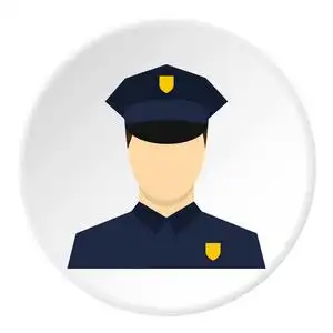 警察图标圆照片