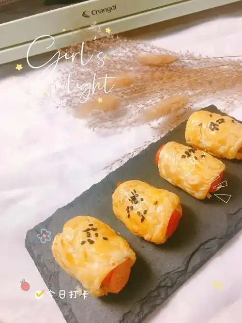 蛋挞皮万能用法ll香肠酥