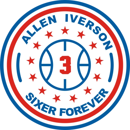 nba球星篮球艾弗森退役徽标汽车贴纸车贴球队汽车装饰贴