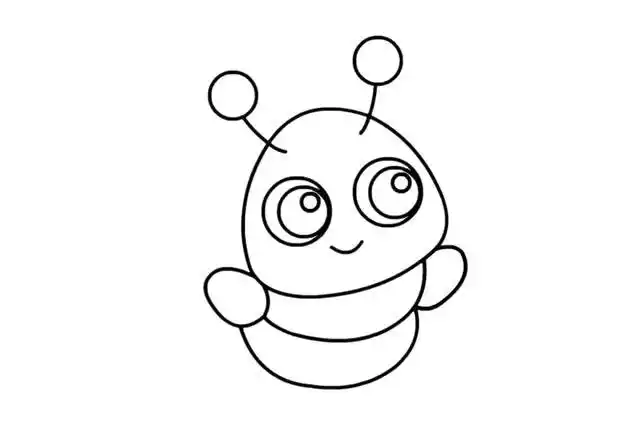 毛毛虫卡通毛毛虫简笔画