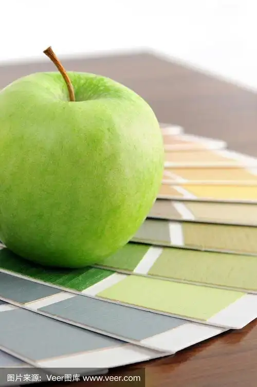 绿色苹果的颜色样本