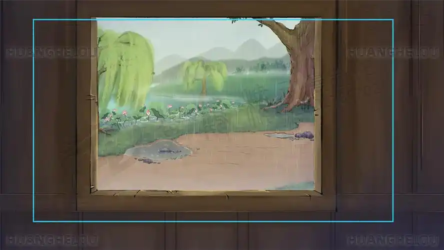 女主的角度向外平视望出去的场景黄鹤楼动漫动画制作公司:027