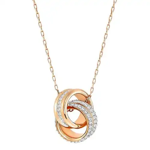 澳大利亚直邮施华洛世奇时来运转双环转运项链锁骨吊坠闺蜜项链