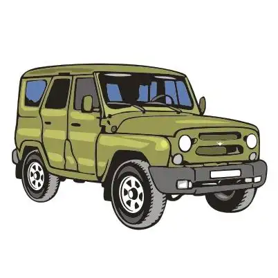 吉普车矢量素材
