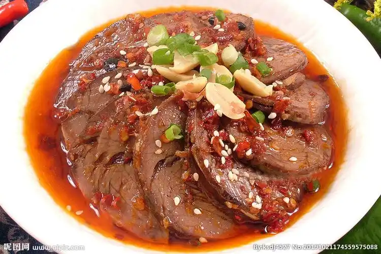 凉拌牛肉图片