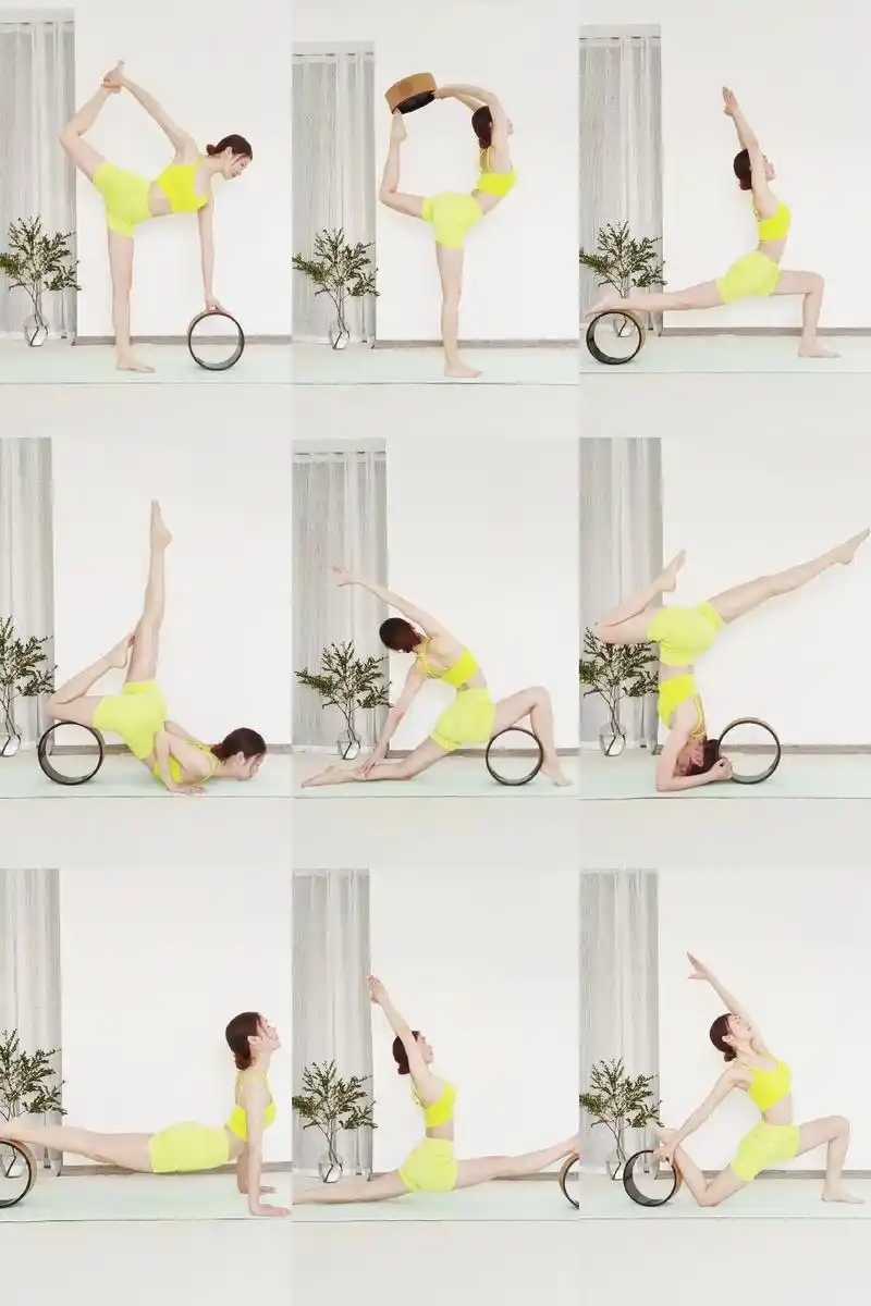 瑜伽轮拍照体式分享