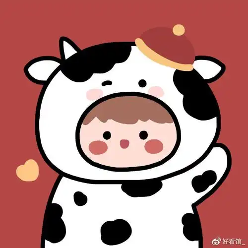 新年头像新年情侣头像2021红色可爱2021新年红色喜庆女生头像2021