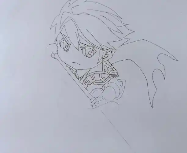 手绘q版三国人物