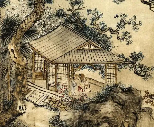 清 王翚 夏五吟梅图