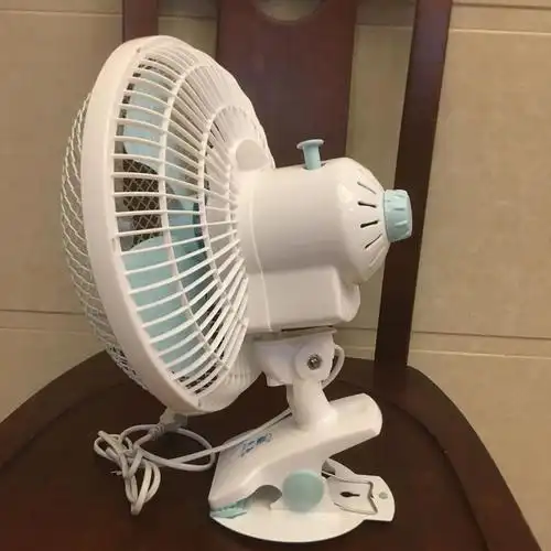 荣鑫rx29510寸强风力摇头摆头小型风扇台夹扇摇头扇学生宿舍家用荣鑫