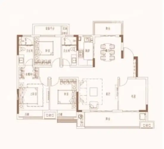新华御府:户型图