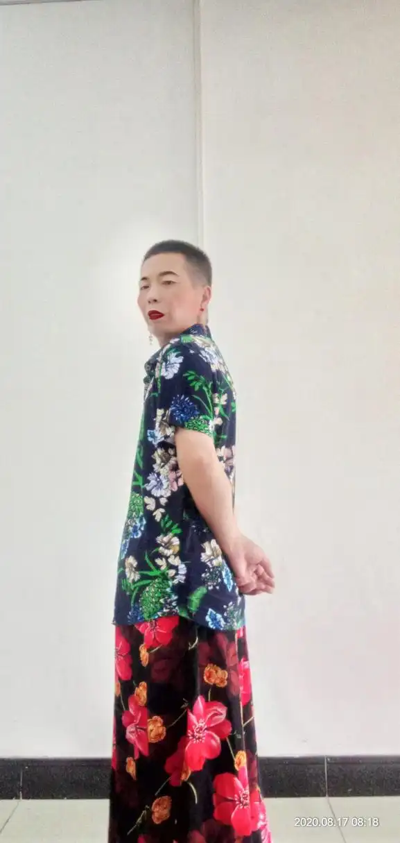 花裙男穿花裙 #花裙男