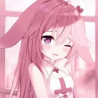 粉色动漫女头 二次元_卡通动漫头像_我要个性网