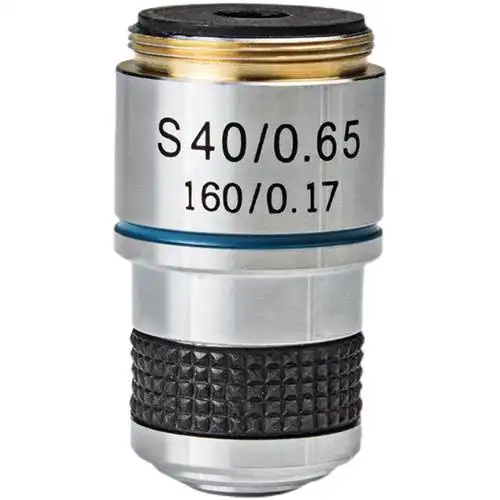 显微镜物镜镜头科学实验4倍10倍20倍40倍100倍高清科学实验