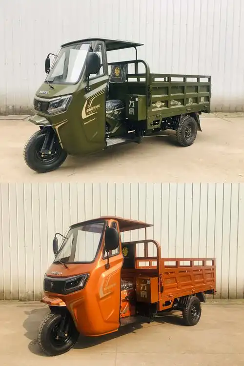 wh200zh21万虎牌203cc汽油前鼓式后鼓式正三轮摩托车