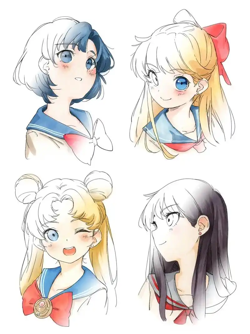 (素材来自插画师tyota板绘作品)#一起学画画 #马克笔手绘 #动漫人物