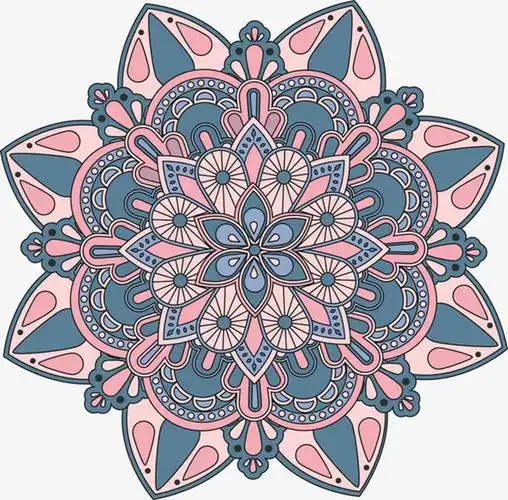 曼陀罗花纹