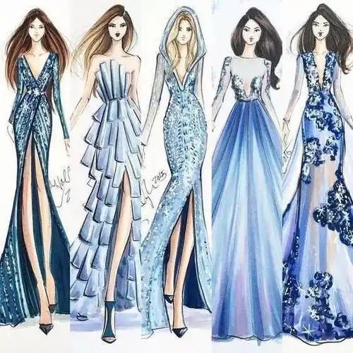 服装设计服装手绘这样的礼服你心动了么