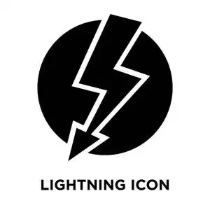 雷电符号图片