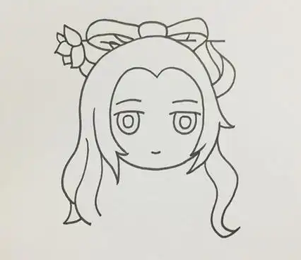 貂蝉简笔画步骤图王者荣耀貂蝉怎么画好看