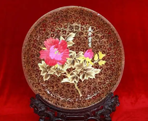 洛阳牡丹礼品 洛阳特产 礼行天下 牡丹摆件1