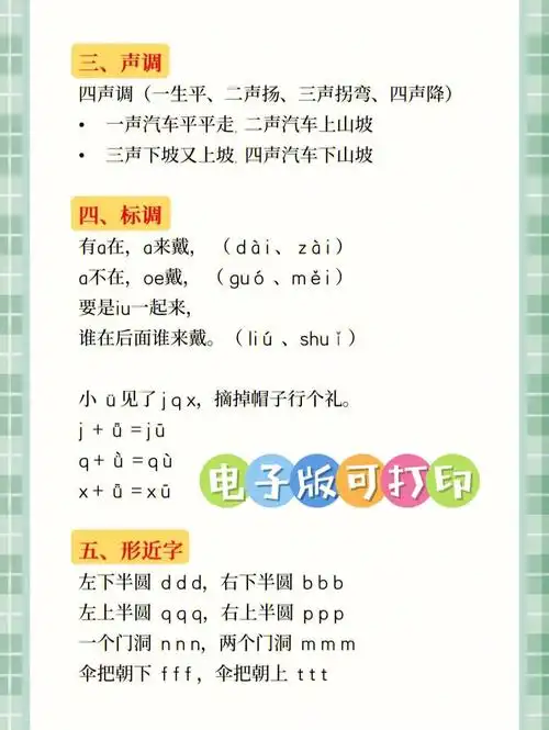 老师们都推荐的拼音口诀和方法真的是绝