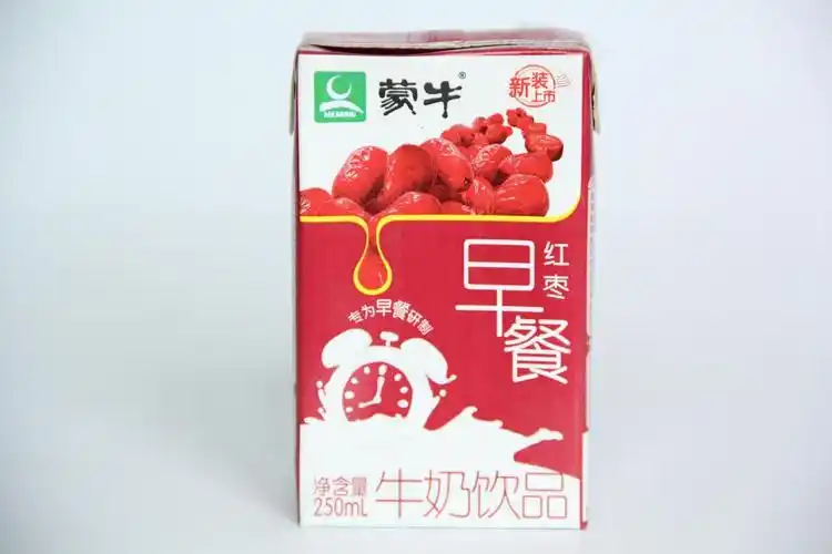 蒙牛早餐奶红枣牛奶250ml24盒箱