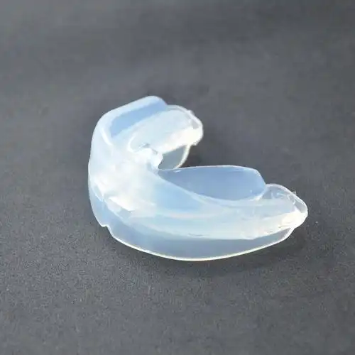 高透高弹力硅胶双齿运动牙套 夜间防磨牙硅胶牙套 硅胶牙套