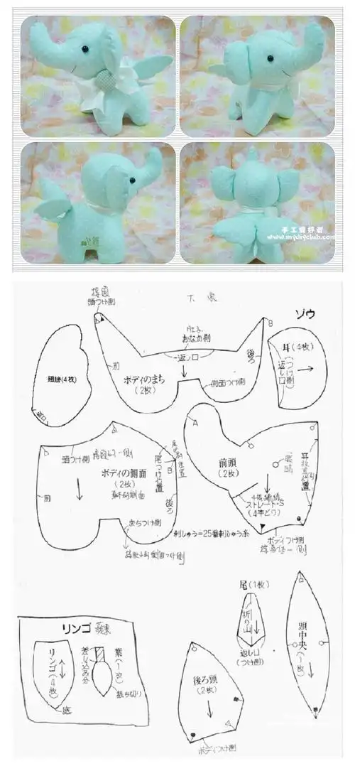 天使小象有图纸哦教程地址httpwww