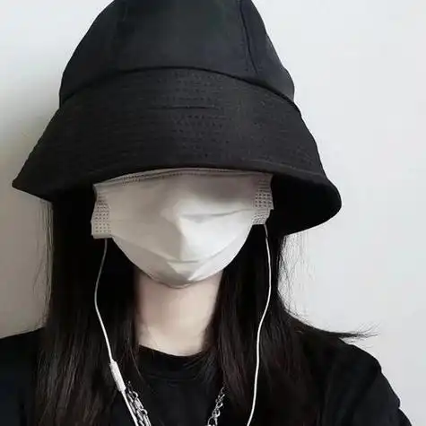 鸭舌帽女头像遮脸 女生头像图片大全 -【爱个性】