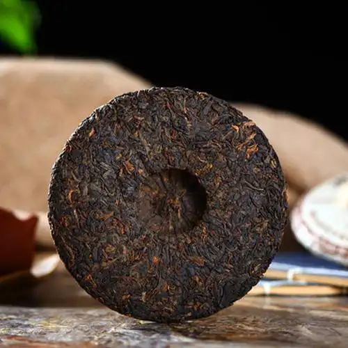 布朗金毫贡饼熟茶2014年云南布朗山普洱茶饼超值组200g饼5饼