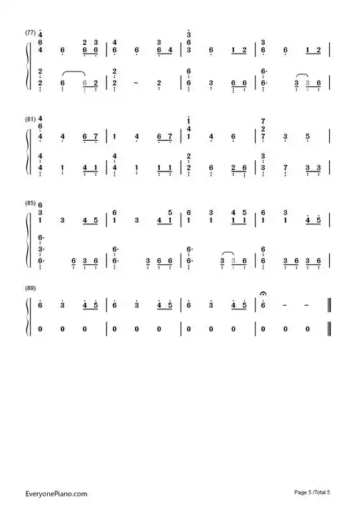 冰与火之歌钢琴简谱-数字双手-ramin djawadi