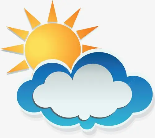 天气预报多云符号