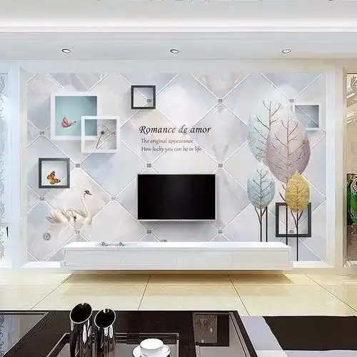 电视背景墙壁画闪电客大气墙纸3d立体装饰客厅壁纸现代简约5d影视墙布