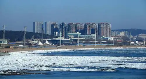 葫芦岛海滨的冬天美景!